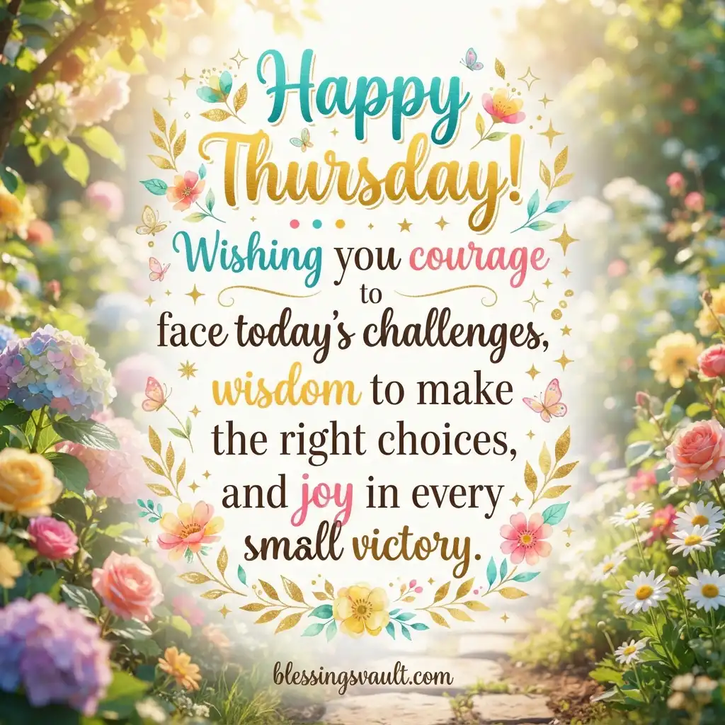 300 Beautiful Thursday Blessings, Quotes and Prayers 2026 12 Good morning thursday blessings images and quotes