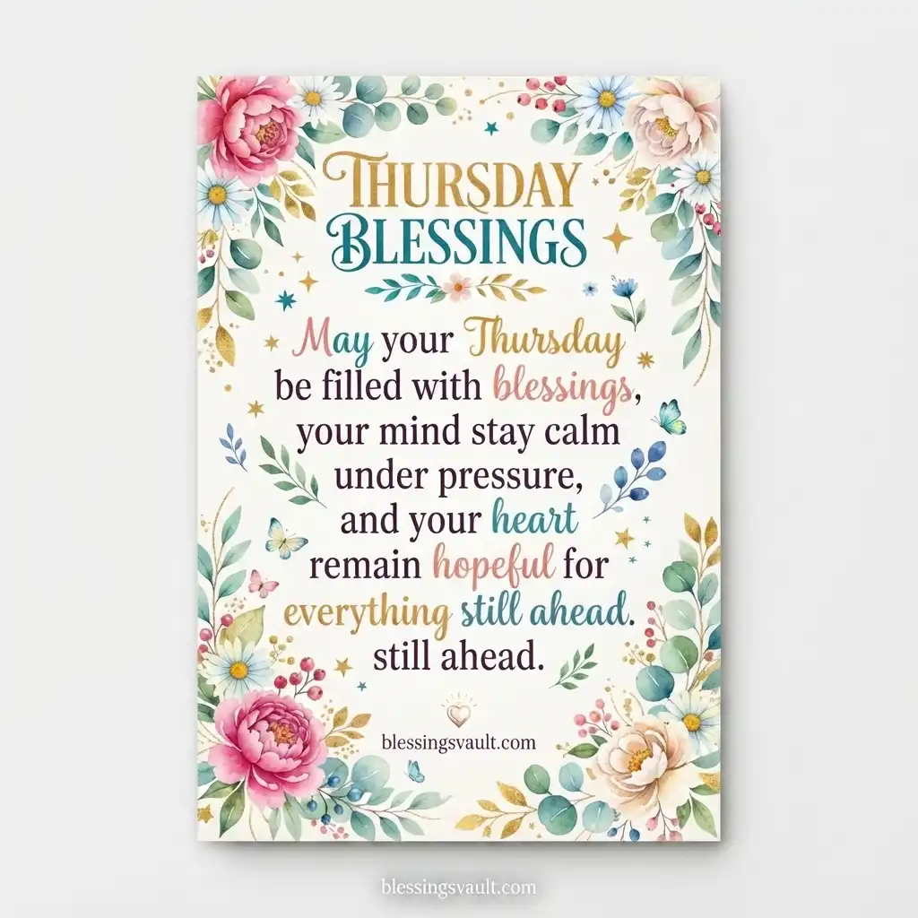 300 Beautiful Thursday Blessings, Quotes and Prayers 2026 9 Thursday Inspirational Quotes And Images