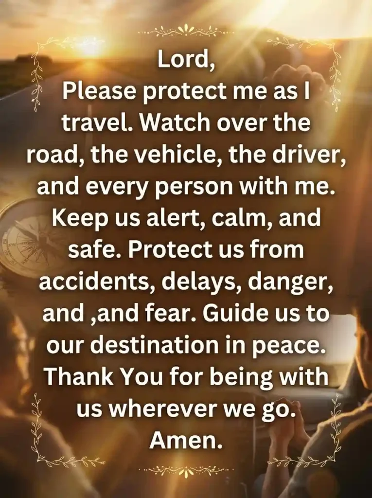 25 Prayers for Protection for Peace and Safety 4 Prayer for Protection While Traveling
