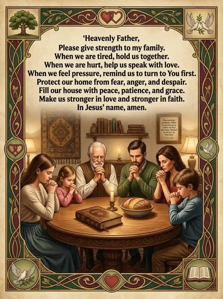 12 Powerful Prayers for Strength in Difficult Days 4 Prayer for Strength for Your Family