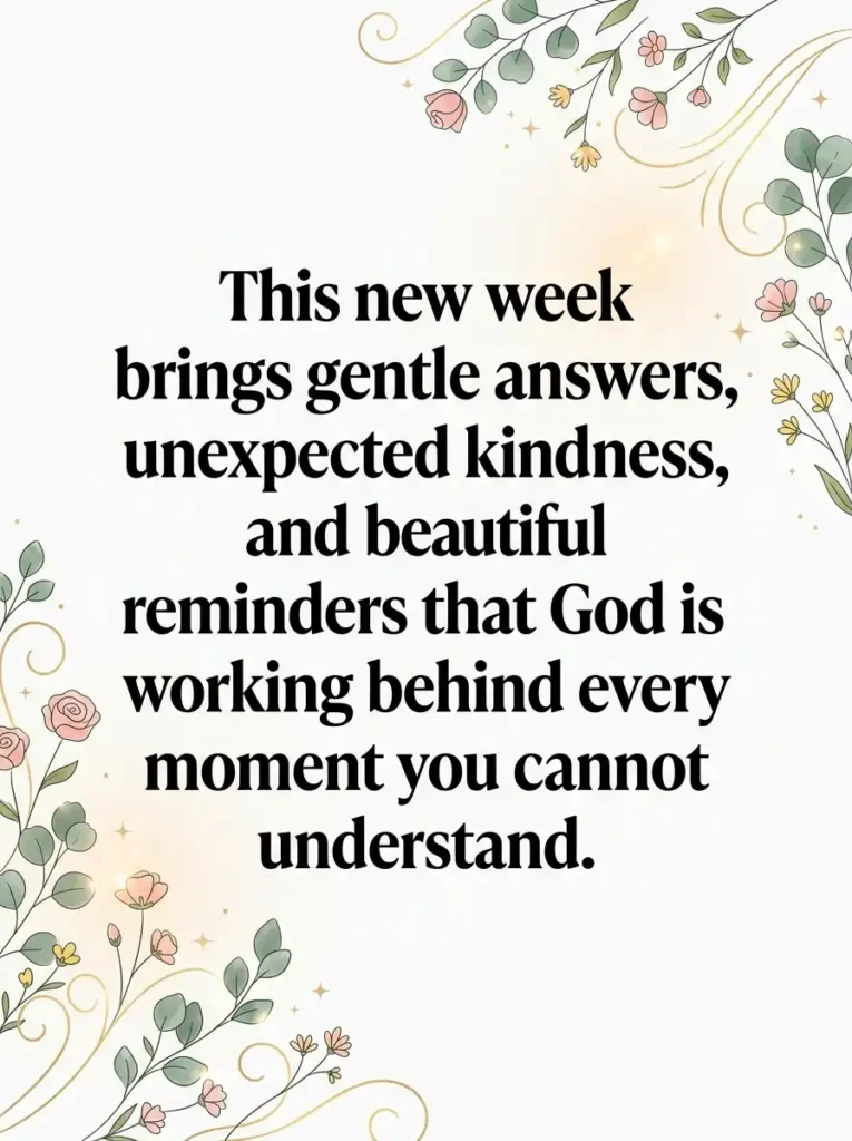 20 Peaceful New Week Prayers for Difficult Times 2026 2 New Week Prayers and Blessings Images